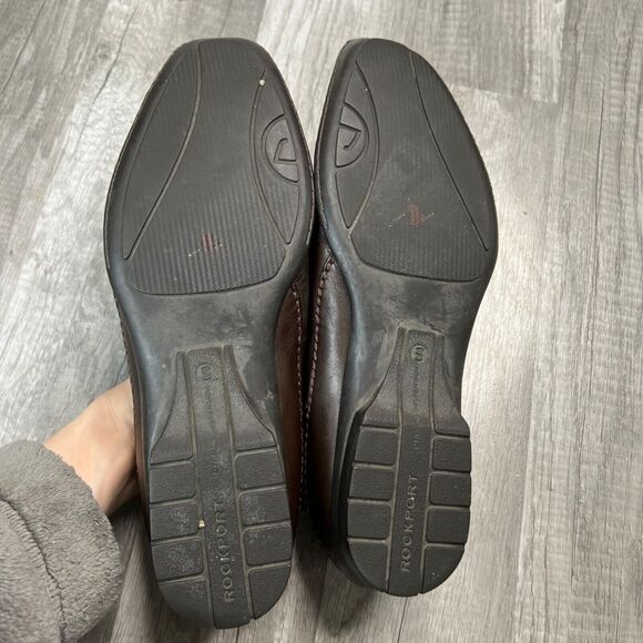 Leather Brown Rockport Vintage Style Loafers Size 7 - Picture 6 of 7